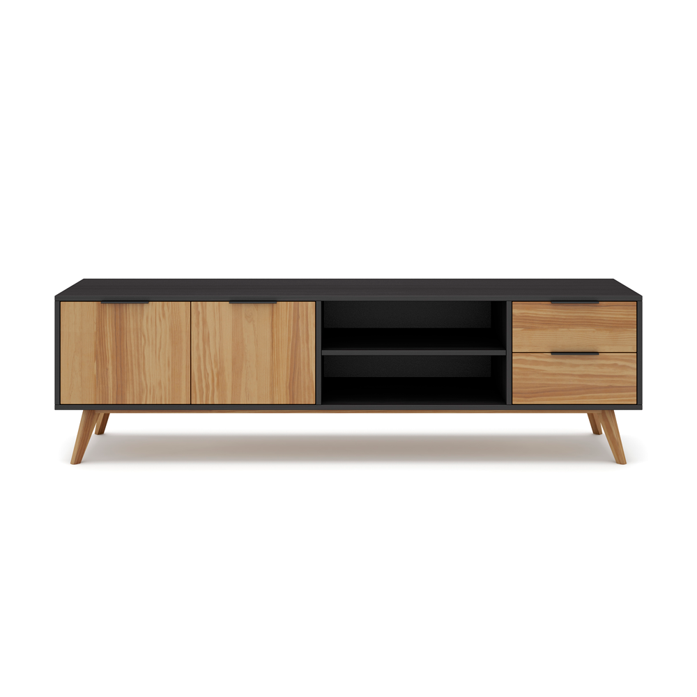 1 Mueble TV Lavis 2P2C2H Pino/Cera de MARCKERIC - Imagen 1