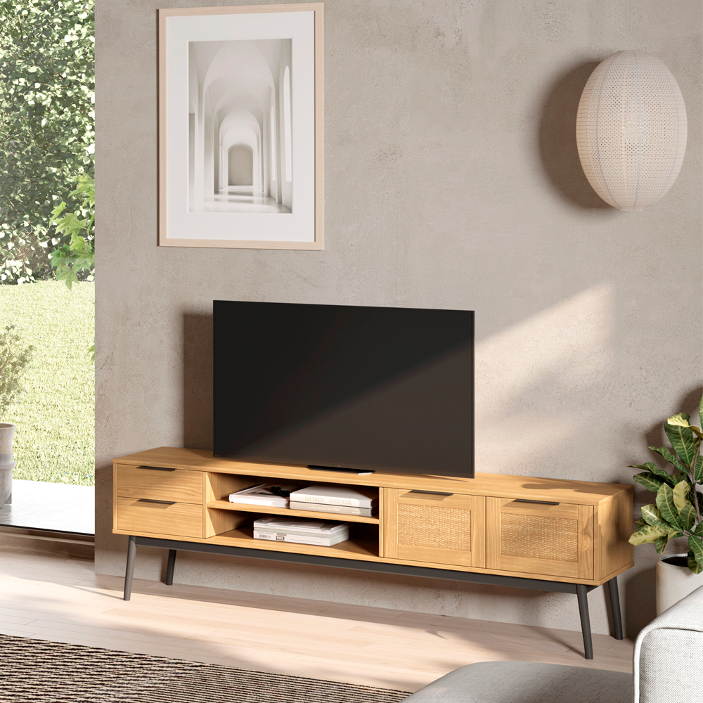 2 Mueble TV Natasha 2P2C2H Cera de MARCKERIC - Imagen 3